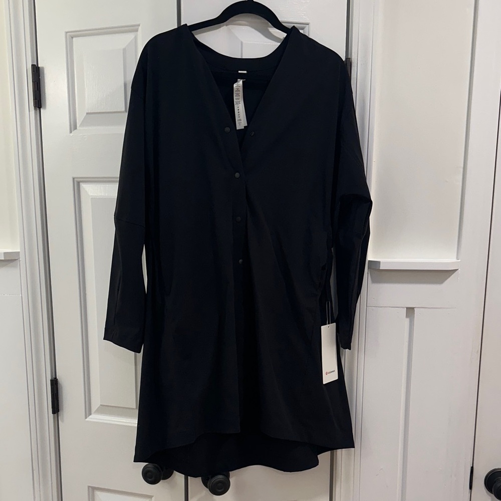 Black Button-Up Dress